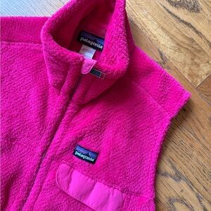 Patagonia Bright Pink Sleeveless Fleece